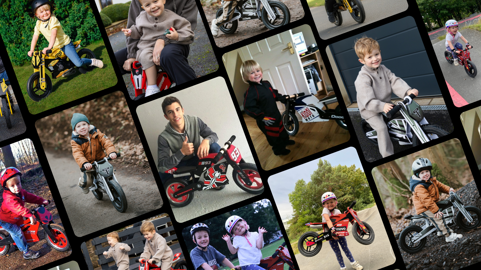 Balance Bikes For Kids - Officially Licensed - Kiddimoto