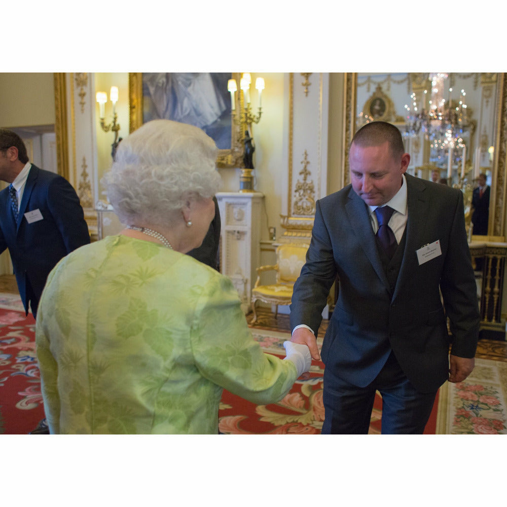 Simon Booth Kiddimto meets the Queen