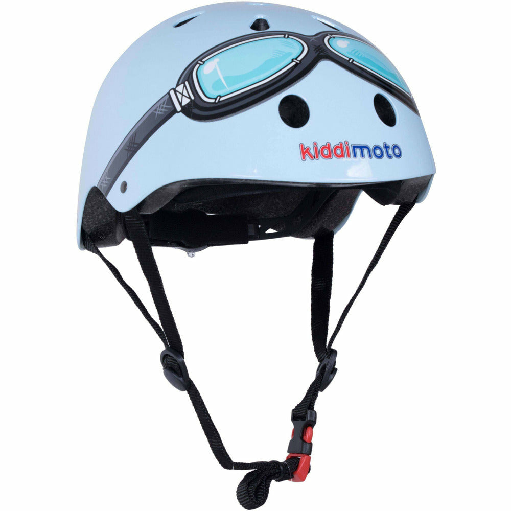 Kiddimoto Blue Goggle Kids Helmet