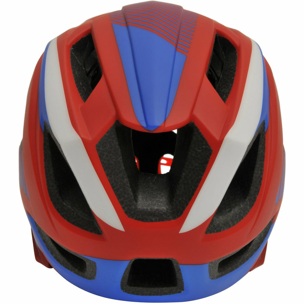Kiddimoto IKON Full Face Helmet - Red/Blue