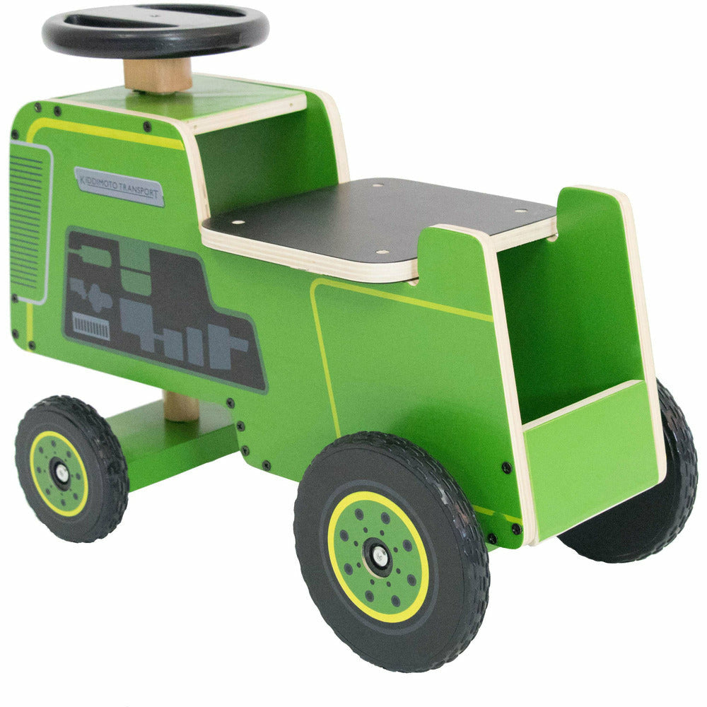 Kiddimoto Green Tractor Ride On