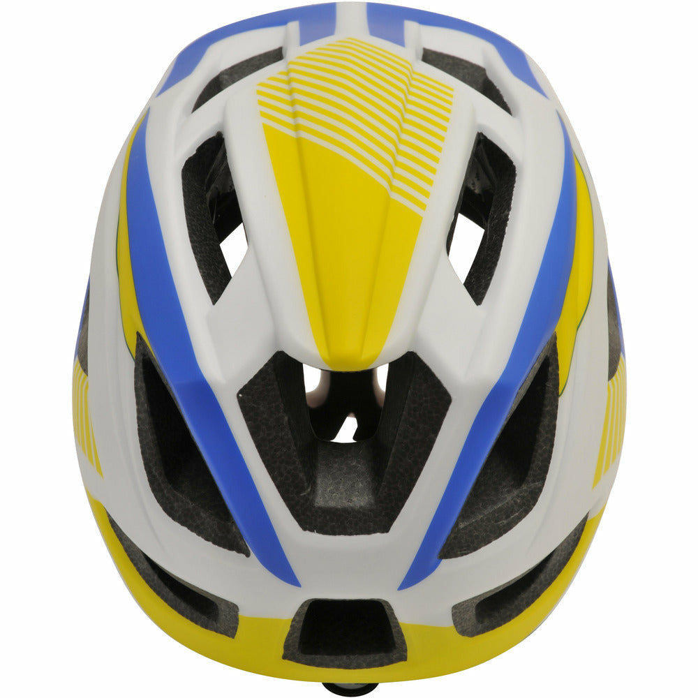 Kiddimoto IKON Full Face Helmet - White/Blue